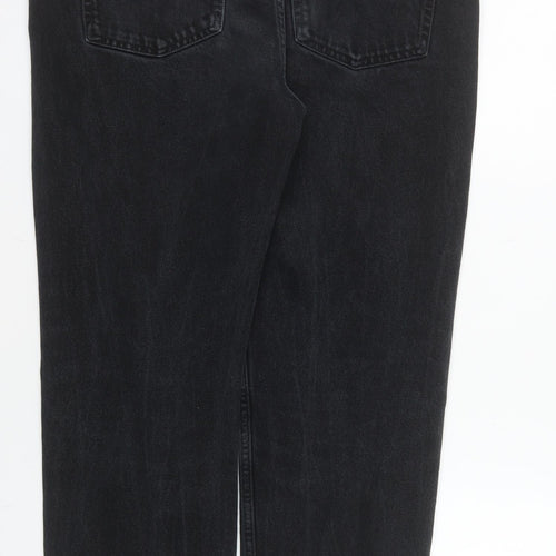 COS Women Black Mid Rise Tapered Jeans Size 33/32 Regular Fit