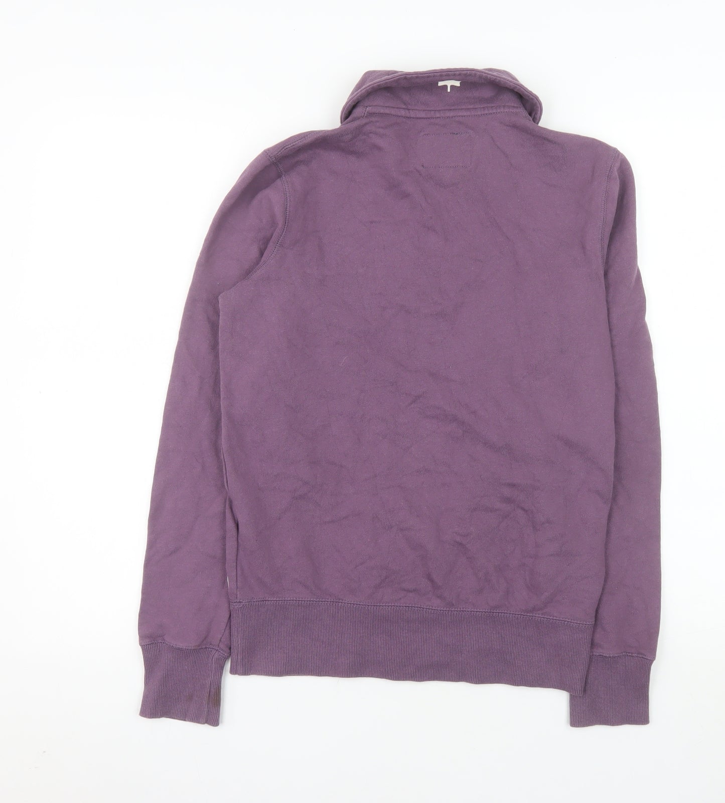Roots Womens Purple 1/4 Zip Pullover Sweatshirt XS