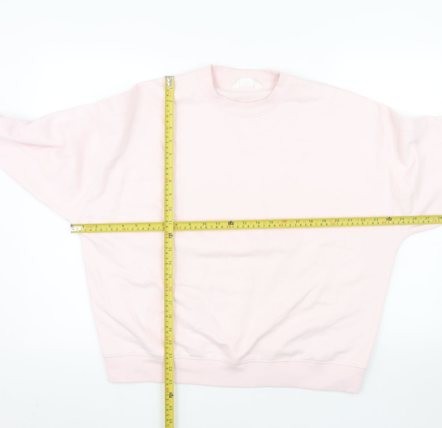 Marks and Spencer Women Pink Crew Neck Pullover Sweatshirt Medium