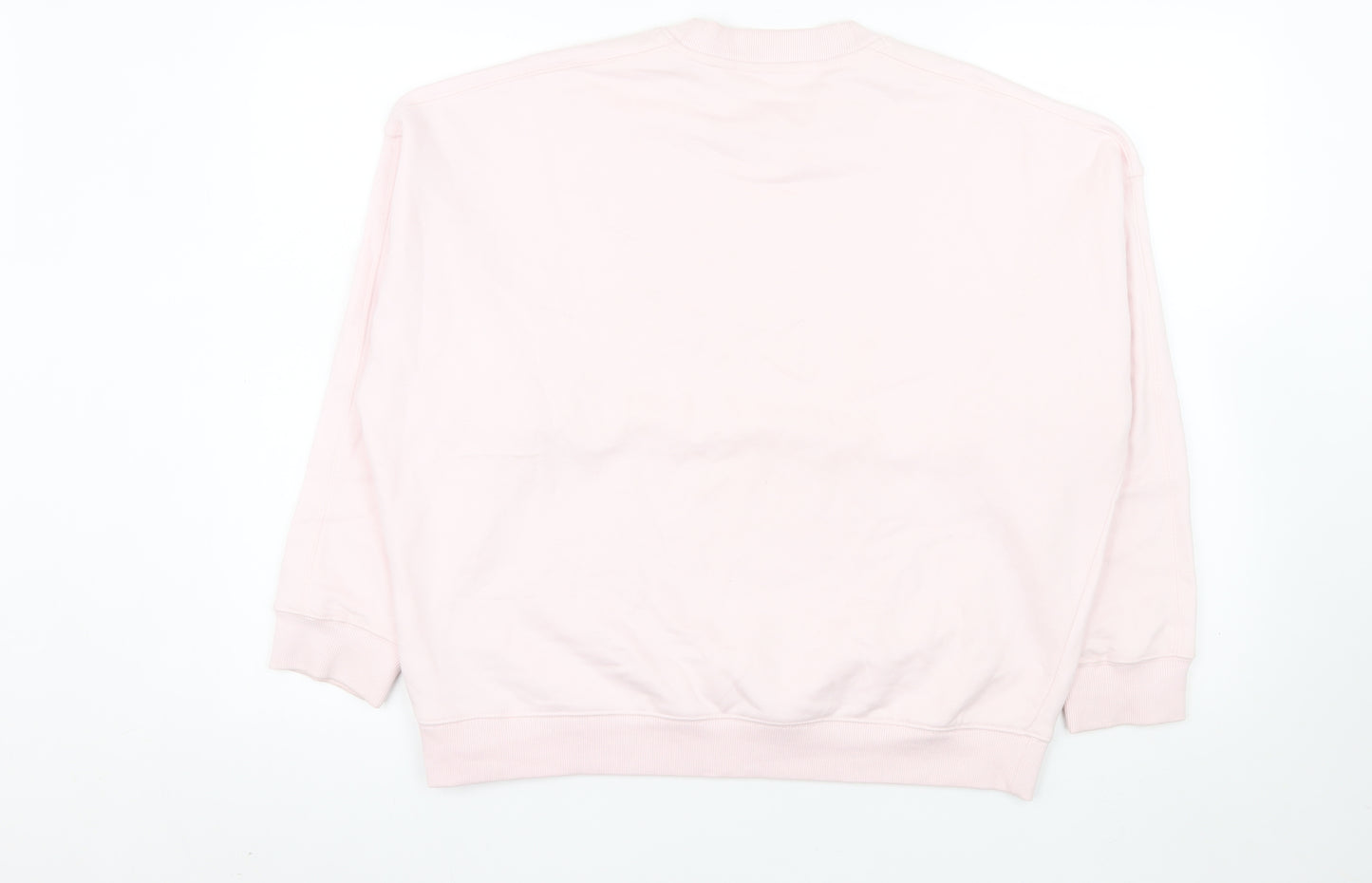Marks and Spencer Women Pink Crew Neck Pullover Sweatshirt Medium