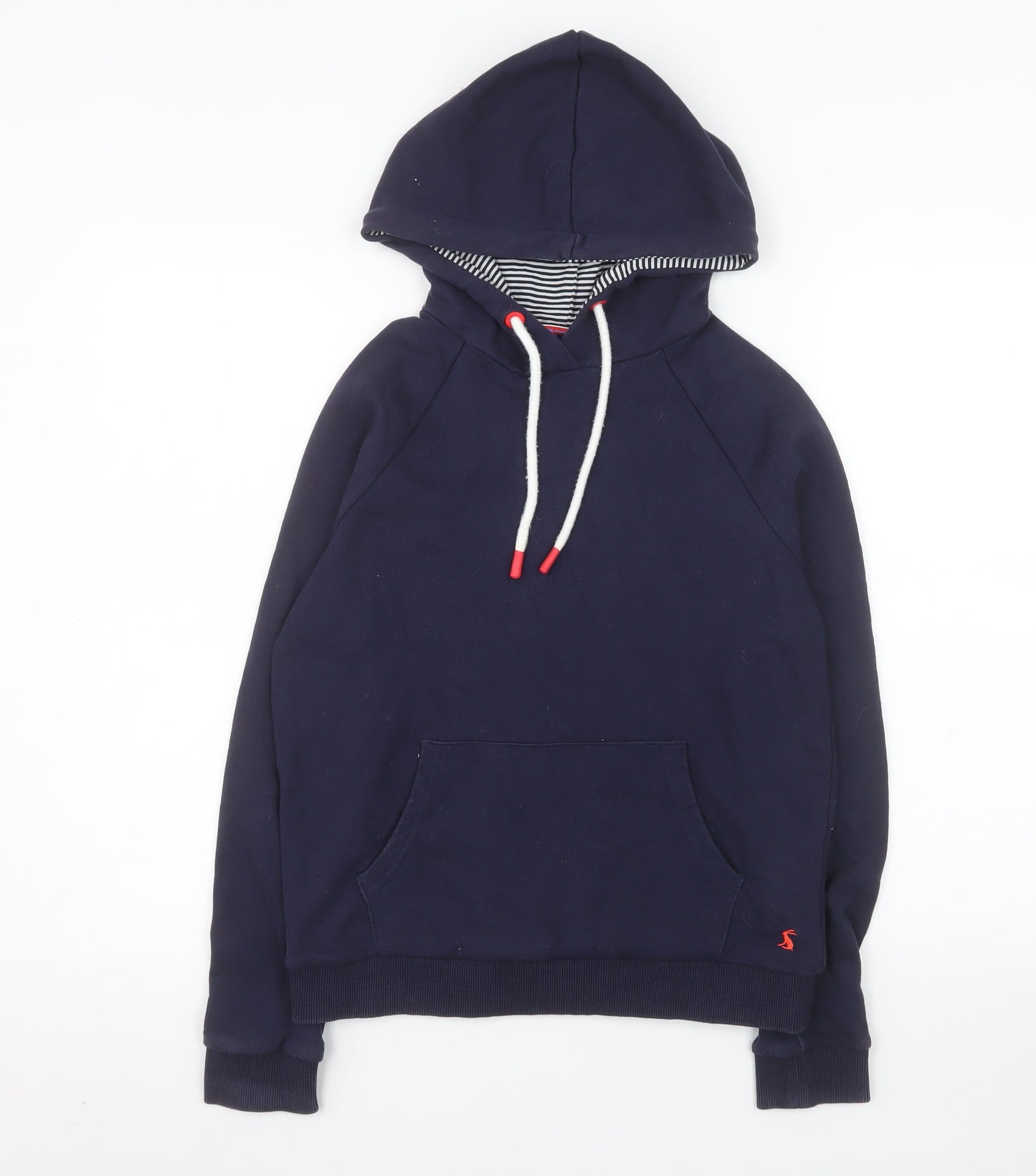 Joules Women's Navy Hoodie UK 6 Pullover Cotton Blend Lined