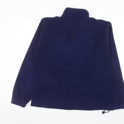 Antartex Men's Blue Fleece 1/4 Zip Pullover Sweatshirt Size S