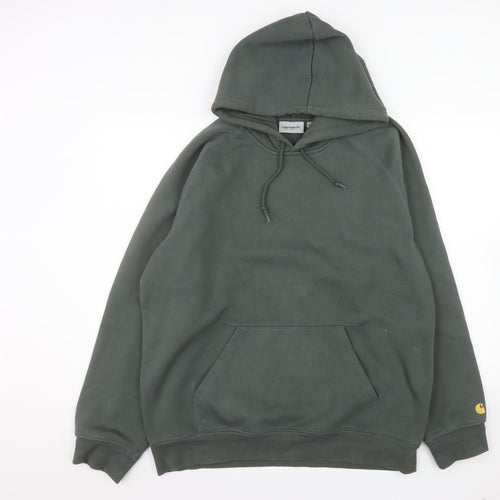 Carhartt WIP Men's Green XL Pullover Hoodie Cotton Blend