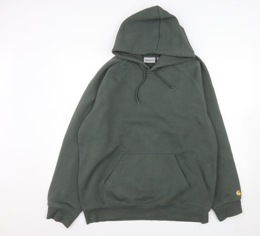 Carhartt WIP Men's Green XL Pullover Hoodie Cotton Blend