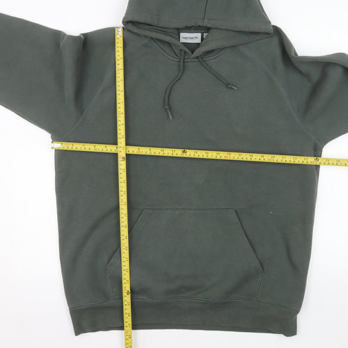 Carhartt WIP Men's Green XL Pullover Hoodie Cotton Blend