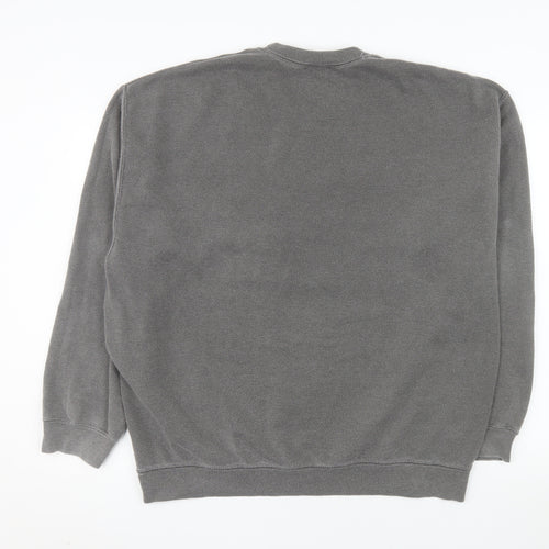 iets frans Men’s Grey Graphic Pullover Sweatshirt Size L