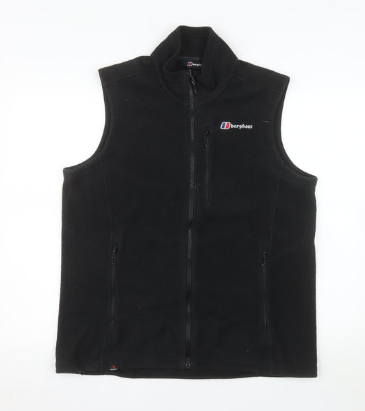 Berghaus Men's Black Fleece Bodywarmer Waistcoat L Outdoor Hiking