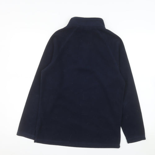 Cotton Traders Men’s XS Navy Fleece 1/4 Zip Pullover Sweatshirt