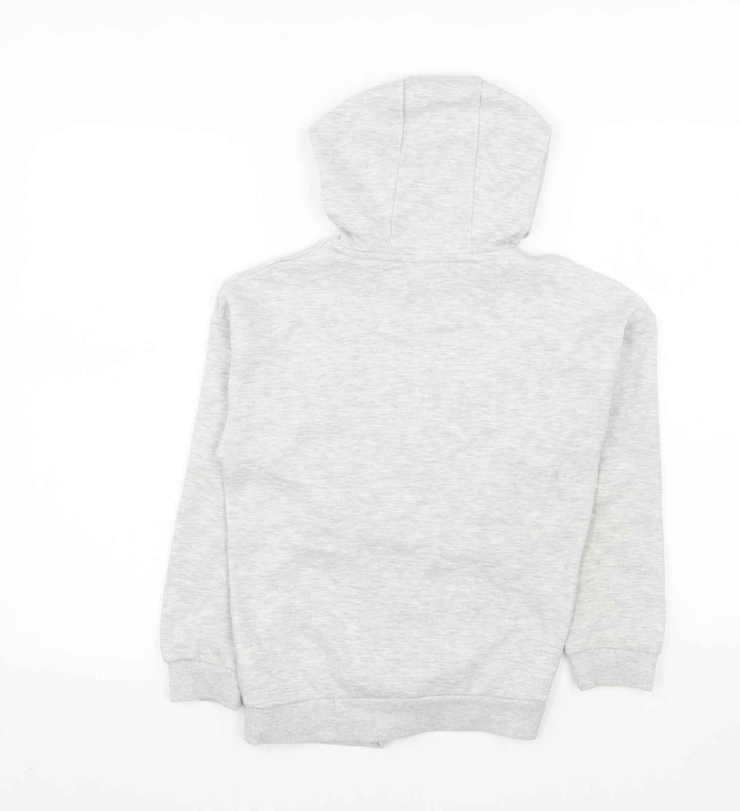 Primark Boys Grey Bart Simpson Hoodie 9-10 Years Pullover Fleece