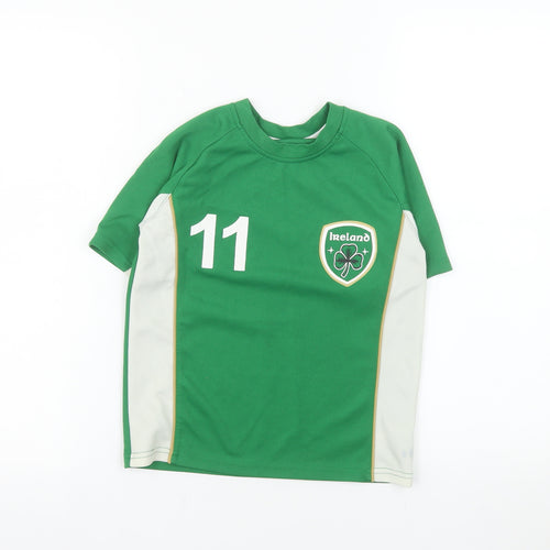 St. Bernard for Dunnes Boys Green Ireland Football T-Shirt 7 Years