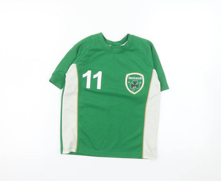 St. Bernard for Dunnes Boys Green Ireland Football T-Shirt 7 Years
