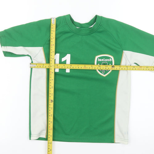 St. Bernard for Dunnes Boys Green Ireland Football T-Shirt 7 Years