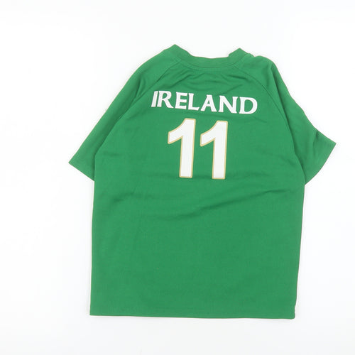 St. Bernard for Dunnes Boys Green Ireland Football T-Shirt 7 Years