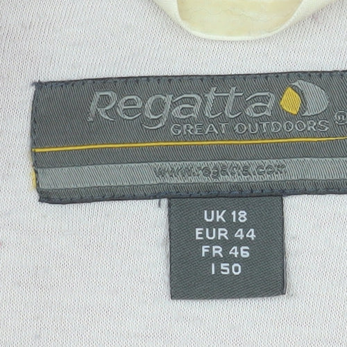 Regatta Womens Pink 1/2 Zip Pullover Fleece Sweatshirt UK 18