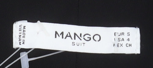 Mango Women’s Black V-Neck Camisole Tank Top Size 8