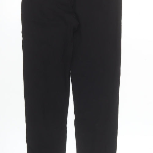 H&M Teens Black Leggings Size 14 Stretch Jersey Activewear Trousers