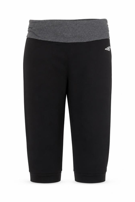 Umbro Womens Black Athletic Jersey Shorts L Stretch Comfort Fit