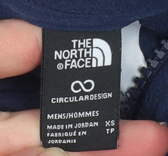 The North Face Men's Blue XS Fleece Full Zip Outdoor Jacket