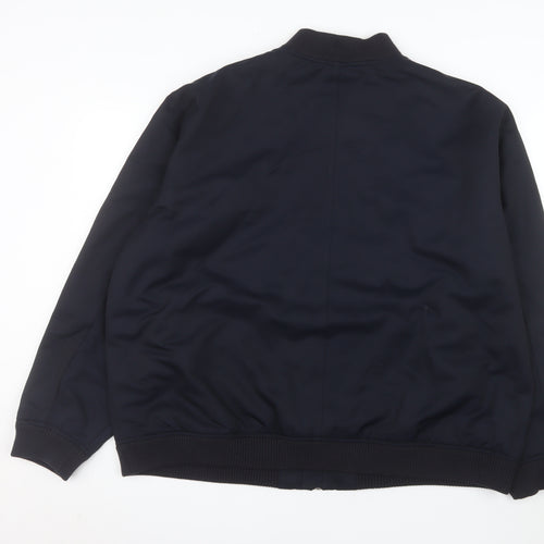 Marks and Spencer Men's Blue 3XL Bomber Jacket Full Zip