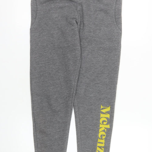 McKenzie Girls Grey Jogger Trousers 12-13 Years Elastic Waist Activewear