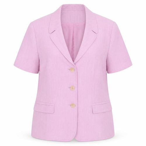 Debenhams Classics Women Pink Size 18 Short Sleeve Blazer Jacket