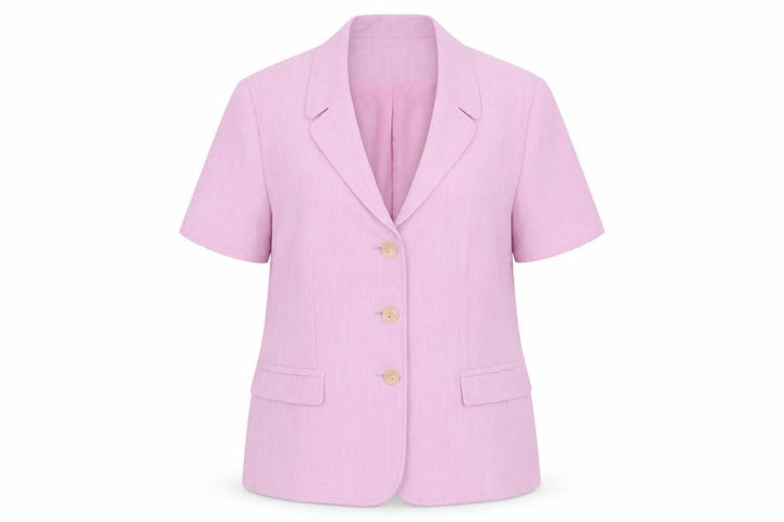 Debenhams Classics Women Pink Size 18 Short Sleeve Blazer Jacket