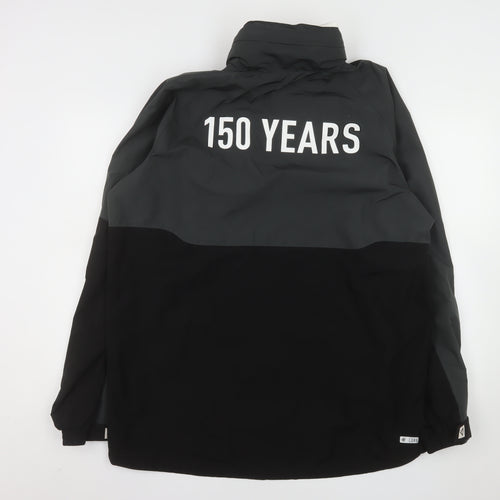 ISC Hull FC Mens Black XL Windbreaker Jacket Waterproof