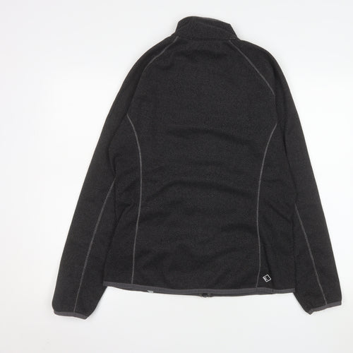 Regatta Women's Black Fleece Outdoor Full Zip Jacket Size 14