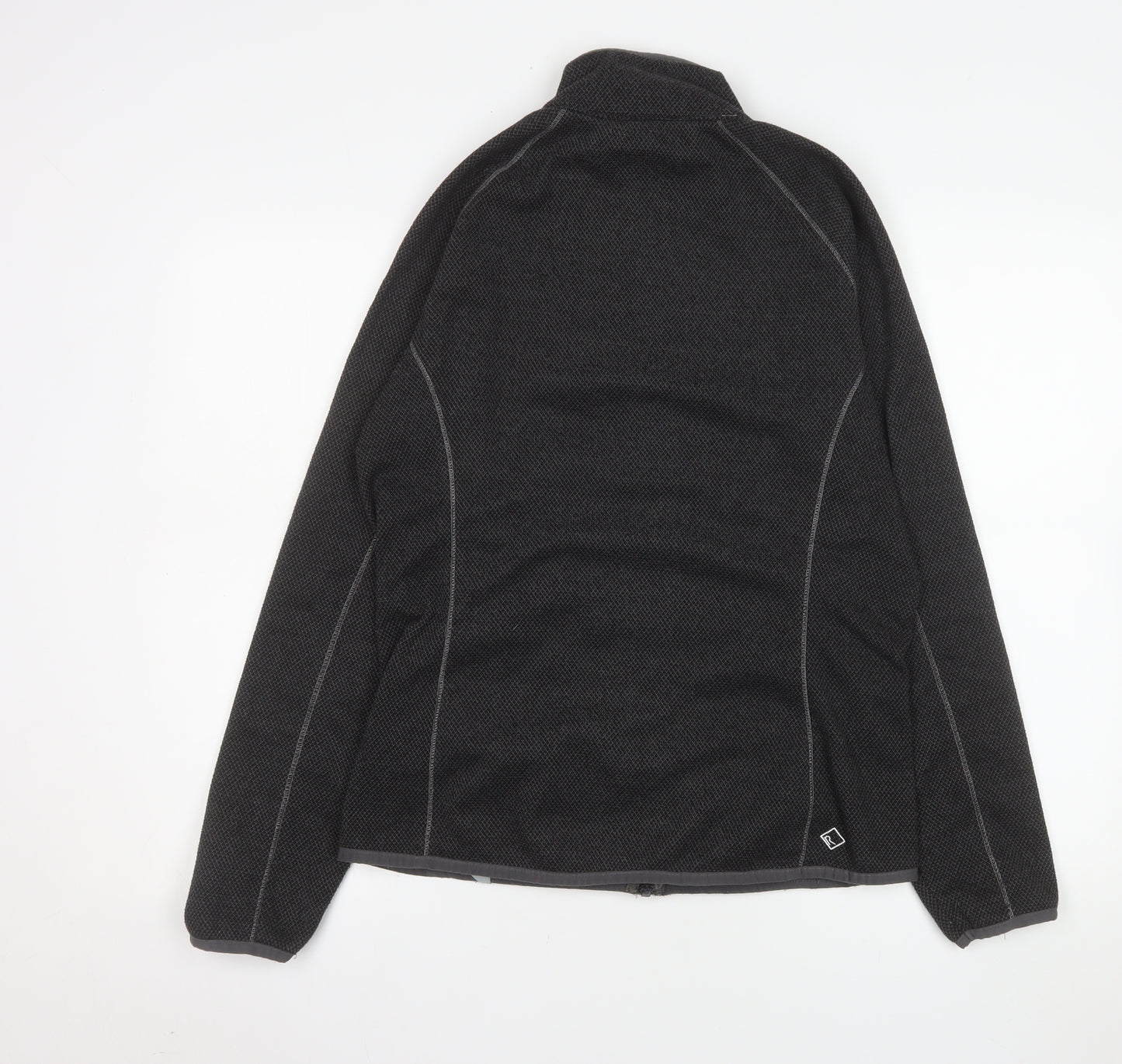 Regatta Women's Black Fleece Outdoor Full Zip Jacket Size 14