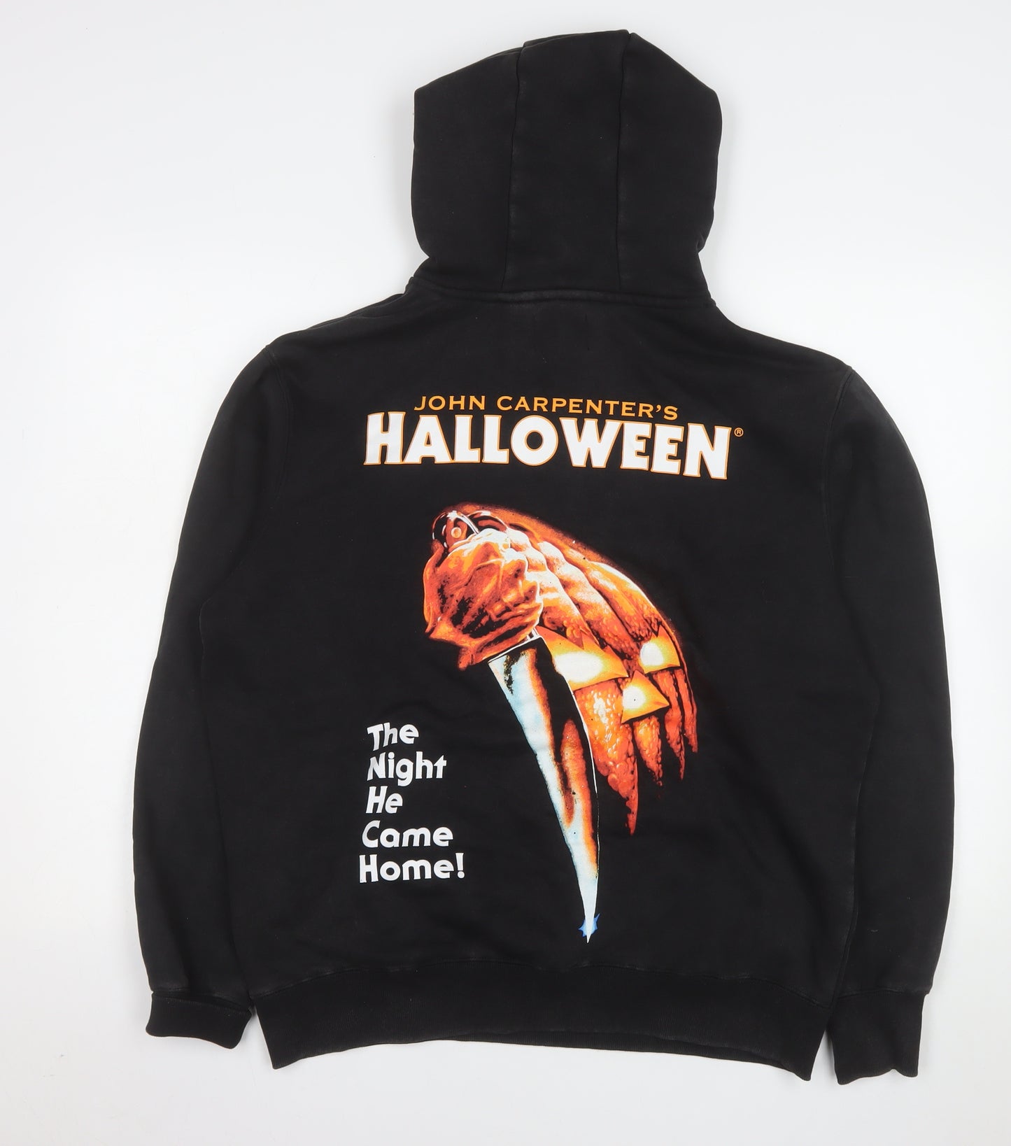Primark Men’s Black Halloween Pullover Hoodie Size M Horror Graphic