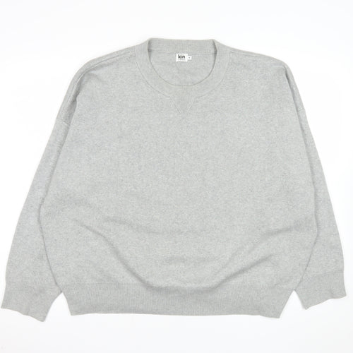 Kin by John Lewis Men's Grey XL Pullover Knit Sweatshirt