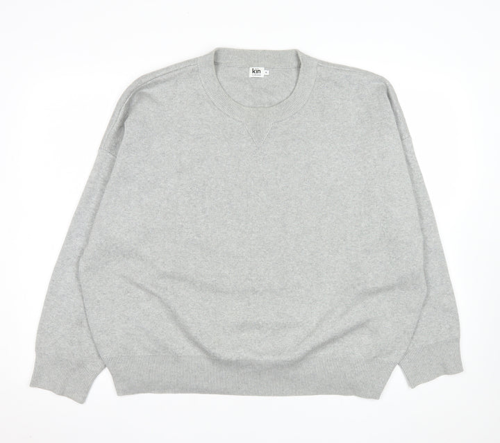 Kin by John Lewis Men's Grey XL Pullover Knit Sweatshirt