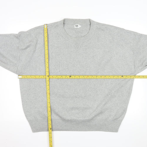 Kin by John Lewis Men's Grey XL Pullover Knit Sweatshirt