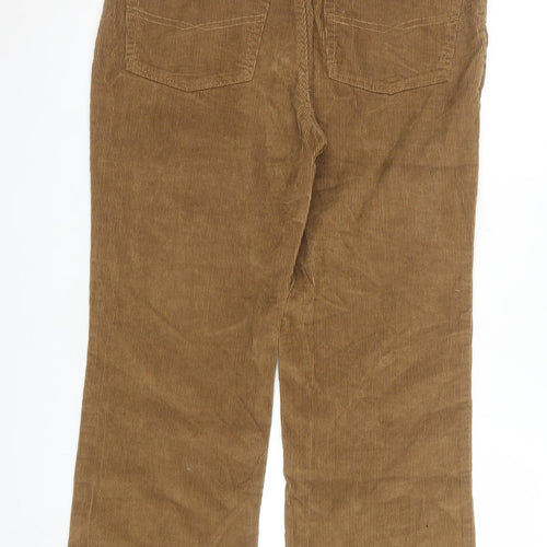 Denim Co Men's Brown Corduroy Trousers 34W 30L Regular Fit