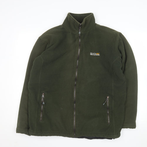 Regatta Men's Green Fleece Full Zip Outdoor Jacket L