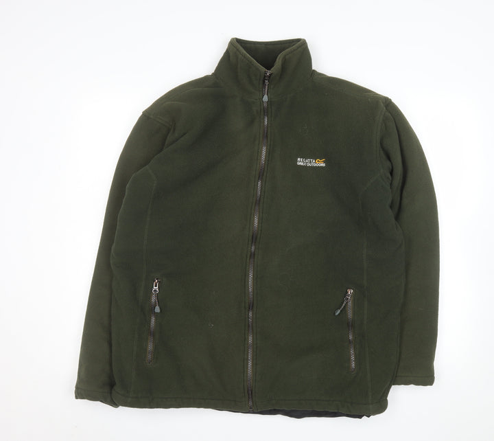 Regatta Men's Green Fleece Full Zip Outdoor Jacket L