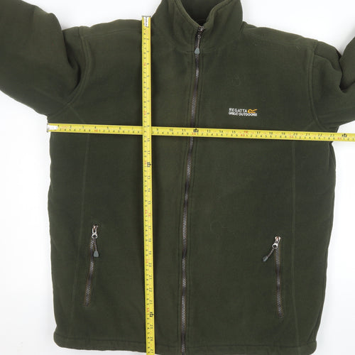 Regatta Men's Green Fleece Full Zip Outdoor Jacket L