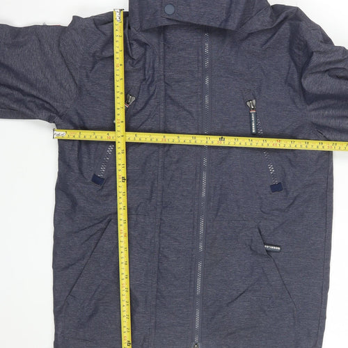 Superdry Mens Blue Wind Yachter Hooded Softshell Jacket S