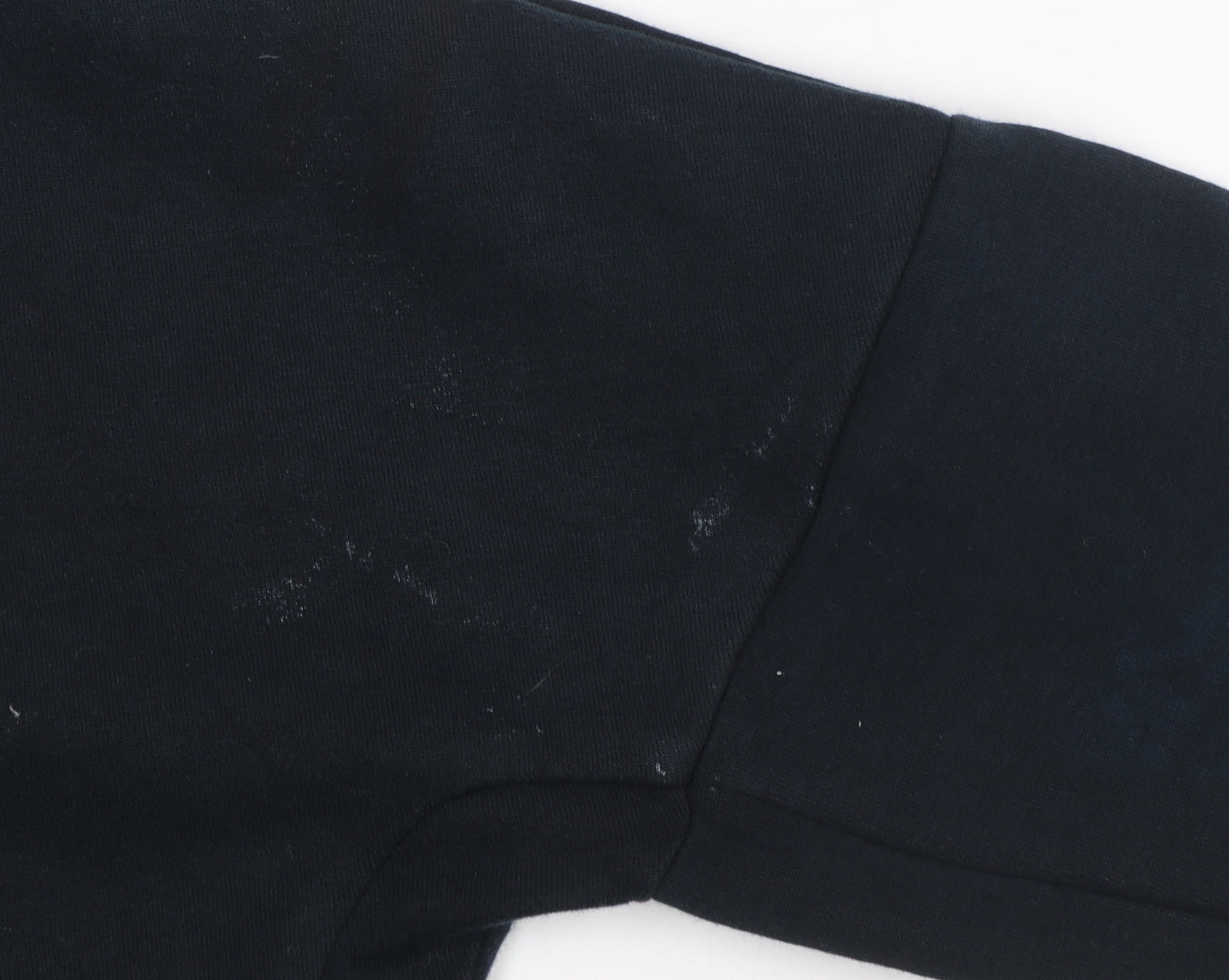 Nike Womens Black Long Sleeve Full Zip Sweatshirt L Cotton Blend