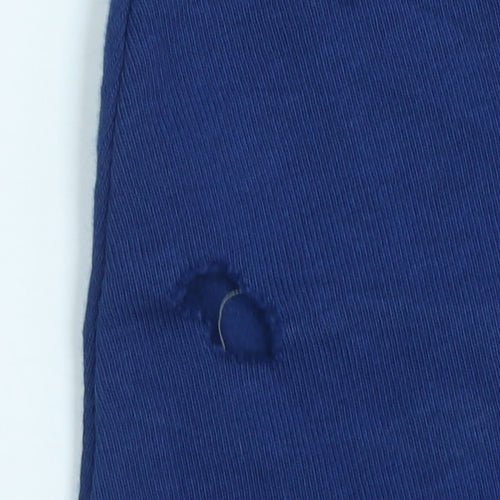 L.L.Bean Men's Blue 1/4 Zip Mock Neck Sweatshirt Size L