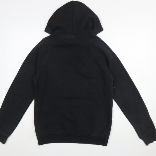 Adidas Men's Black XS Pullover Hoodie with Trefoil Logo