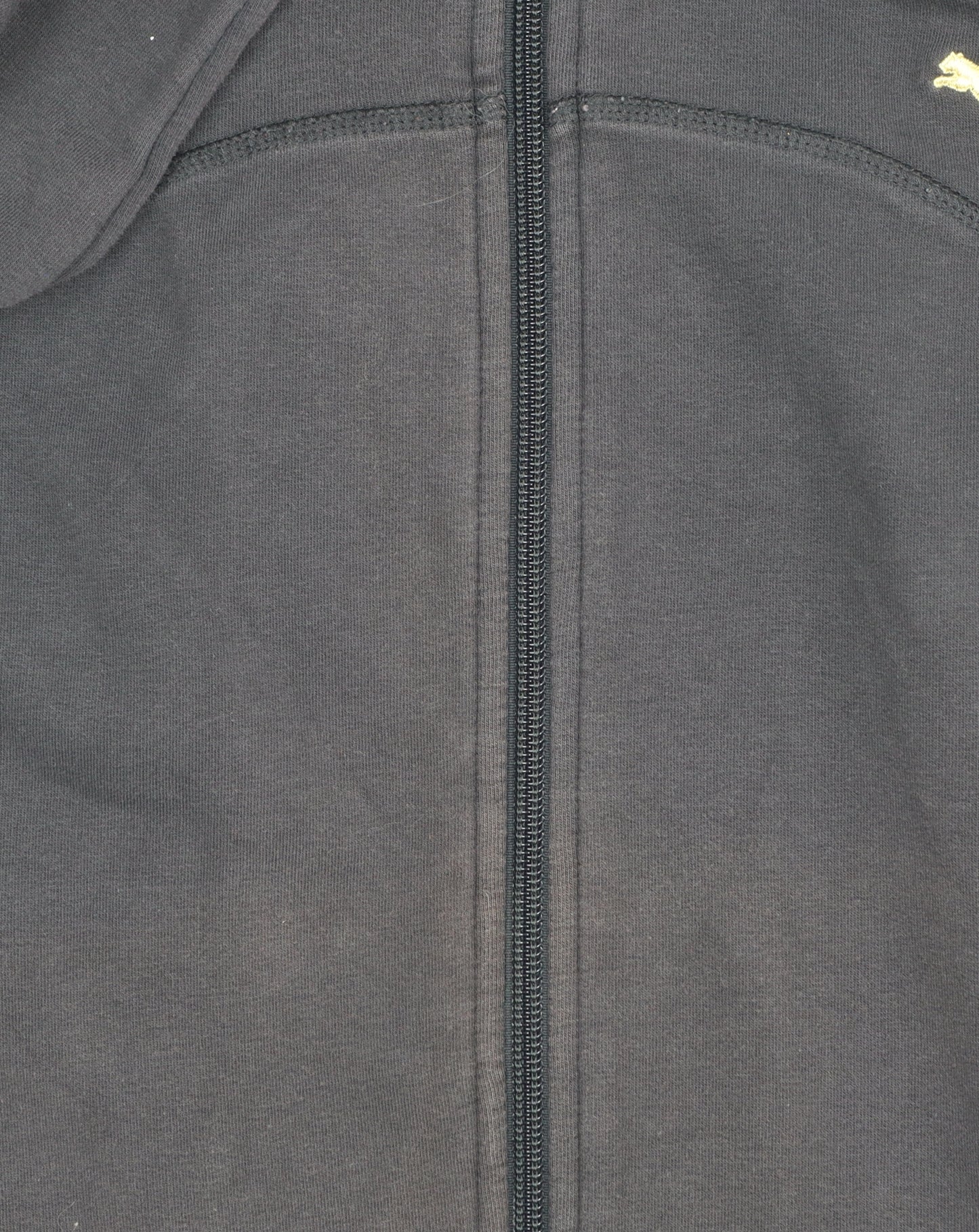Puma Women's Black Size 16 Full Zip Hoodie with Pink Drawcords