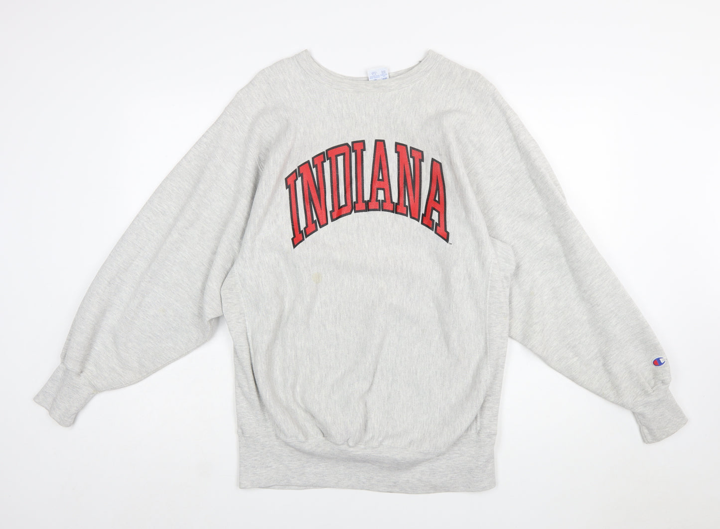 Champion Reverse Weave Indiana Grey Sweatshirt Womens XL Cotton Blend