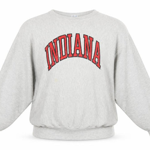 Champion Reverse Weave Indiana Grey Sweatshirt Womens XL Cotton Blend