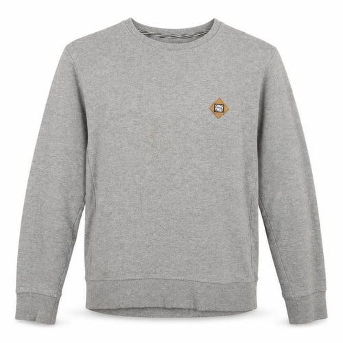 Jack & Jones Men's Grey Crew Neck Pullover Sweatshirt L