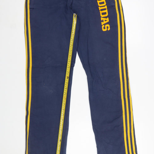 Adidas Men's Blue Jogger Sweatpants S Regular Fit
