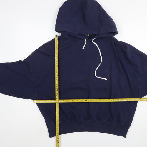 Polo Ralph Lauren Women's Navy Pullover Hoodie Size M Cotton Blend