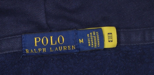 Polo Ralph Lauren Women's Navy Pullover Hoodie Size M Cotton Blend