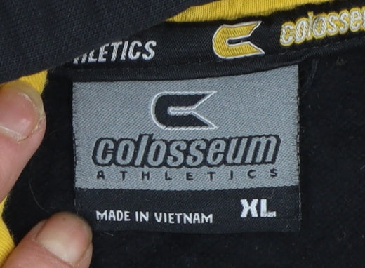 Colosseum Athletics Men’s Black XL Pullover Hoodie Iowa Graphic