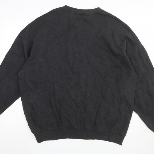 Lee Mens Black 2XL Heavyweight Graphic Pullover Sweatshirt